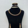 طقم الفضة بلمسة ذهبية